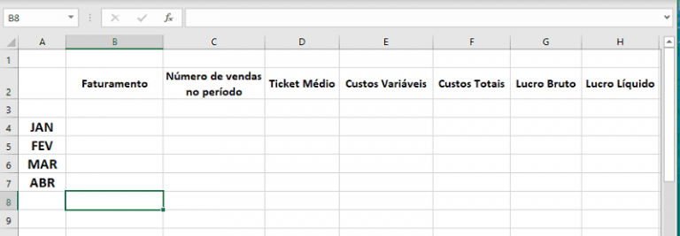 Como Fazer Indicadores De Desempenho No Excel Em Passos